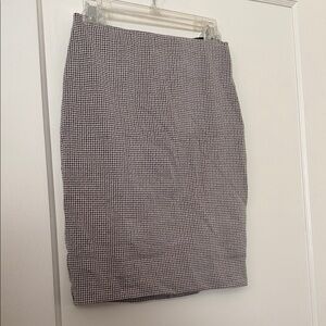 Express Monochrome Checkered Pencil Skirt size S